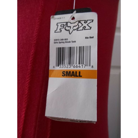 NWT Fox Racing Women's Girls Spring Break Tank Rio - Picture 4 of 6